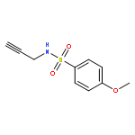 BENZENESULFONAMIDE, 4-METHOXY-N-2-PROPYNYL-