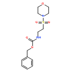 Carbamic acid, [2-(4-morpholinylsulfonyl)ethyl]-, phenylmethyl ester