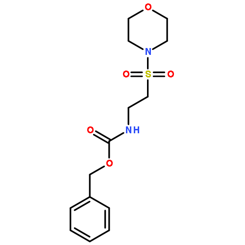 Carbamic acid, [2-(4-morpholinylsulfonyl)ethyl]-, phenylmethyl ester