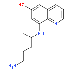 6-QUINOLINOL, 8-[(4-AMINO-1-METHYLBUTYL)AMINO]-