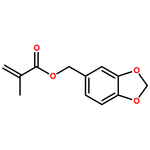 2-PROPENOIC ACID, 2-METHYL-, 1,3-BENZODIOXOL-5-YLMETHYL ESTER