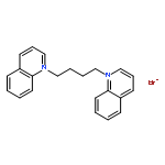 1-(4-quinolin-1-ium-1-ylbutyl)quinolin-1-ium,bromide