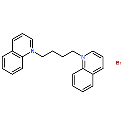 1-(4-quinolin-1-ium-1-ylbutyl)quinolin-1-ium,bromide