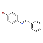 BENZENAMINE, 4-BROMO-N-(1-PHENYLETHYLIDENE)-