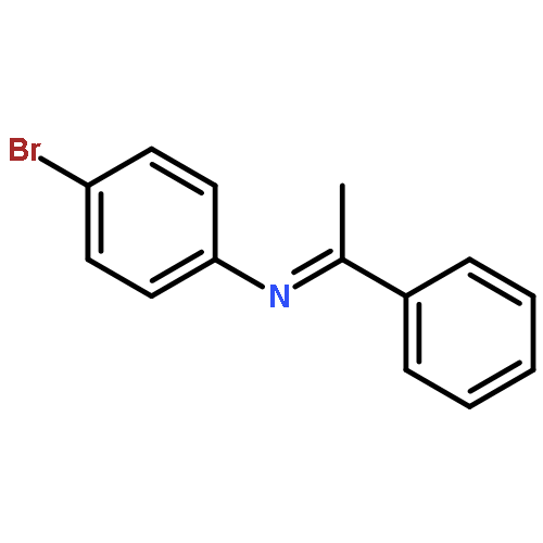 BENZENAMINE, 4-BROMO-N-(1-PHENYLETHYLIDENE)-