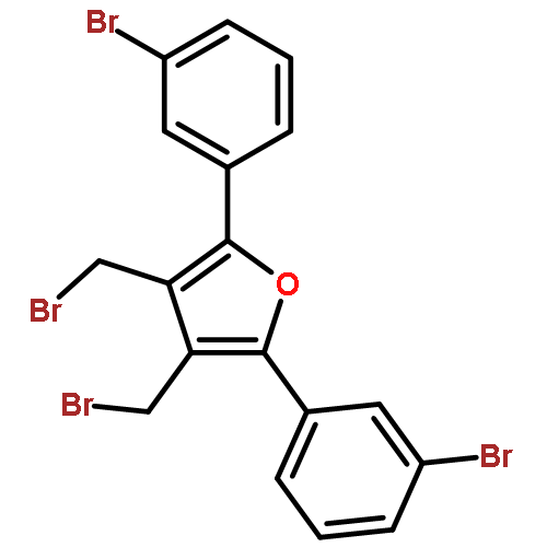 Furan, 3,4-bis(bromomethyl)-2,5-bis(3-bromophenyl)-