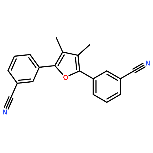 Benzonitrile, 3,3'-(3,4-dimethyl-2,5-furandiyl)bis-