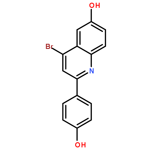 6-Quinolinol, 4-bromo-2-(4-hydroxyphenyl)-