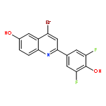 6-Quinolinol, 4-bromo-2-(3,5-difluoro-4-hydroxyphenyl)-