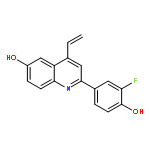 6-Quinolinol, 4-ethenyl-2-(3-fluoro-4-hydroxyphenyl)-