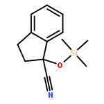 1H-Indene-1-carbonitrile, 2,3-dihydro-1-[(trimethylsilyl)oxy]-, (1S)-