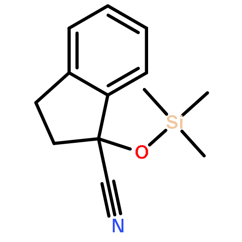 1H-Indene-1-carbonitrile, 2,3-dihydro-1-[(trimethylsilyl)oxy]-, (1S)-