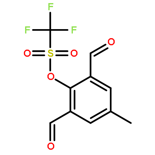 METHANESULFONIC ACID, TRIFLUORO-, 2,6-DIFORMYL-4-METHYLPHENYL ESTER