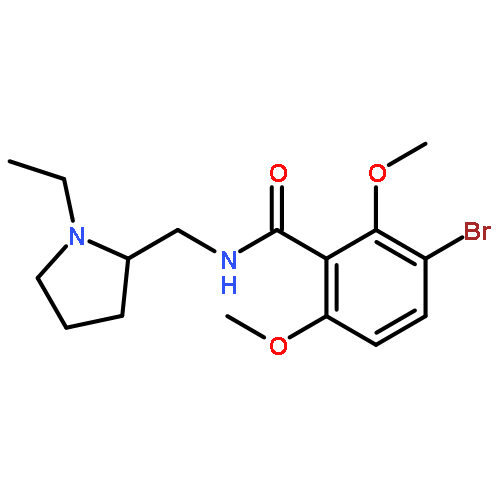 (S)-3-Bromo-N-((1-ethylpyrrolidin-2-yl)methyl)-2,6-dimethoxybenzamide