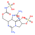 ({[(3aS,4R,9R)-2,6-diamino-10,10-dihydroxy-9-(sulfooxy)-3a,4,9,10-tetrahydro-3H,8H-pyrrolo[1,2-c]purin-4-yl]methoxy}carbonyl)sulfamic acid