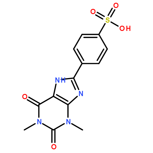 4-(1,3-dimethyl-2,6-dioxo-7h-purin-8-yl)benzenesulfonic Acid