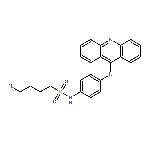 1-Butanesulfonamide, N-[4-(9-acridinylamino)phenyl]-4-amino-