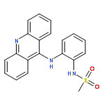 Methanesulfonamide, N-[2-(9-acridinylamino)phenyl]-