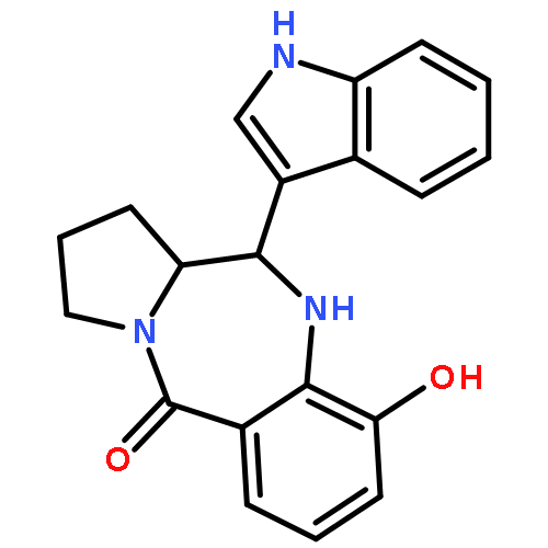 (11S,11aS)-9-Hydroxy-11-(1H-indol-3-yl)-1,2,3,10,11,11a-hexahydro -5H-pyrrolo[2,1-c][1,4]benzodiazepin-5-one