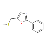 Oxazole, 5-[(methylthio)methyl]-2-phenyl-