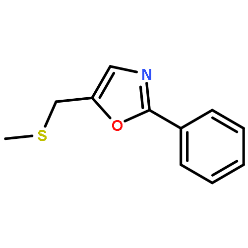 Oxazole, 5-[(methylthio)methyl]-2-phenyl-