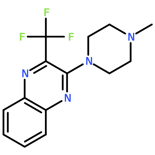 QUINOXALINE, 2-(4-METHYL-1-PIPERAZINYL)-3-(TRIFLUOROMETHYL)-