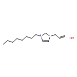 1H-imidazole, 2,3-dihydro-1-octyl-3-(2-propen-1-yl)-, hydrobromide (1:1)