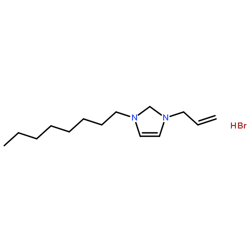 1H-imidazole, 2,3-dihydro-1-octyl-3-(2-propen-1-yl)-, hydrobromide (1:1)