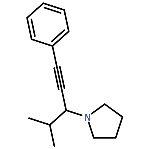 Pyrrolidine, 1-[1-(1-methylethyl)-3-phenyl-2-propynyl]-