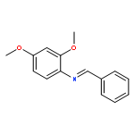 Benzenamine, 2,4-dimethoxy-N-(phenylmethylene)-