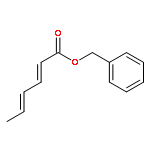 2,4-Hexadienoic acid, phenylmethyl ester, (2E,4E)-