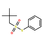 1-Propanesulfonothioic acid, 2,2-dimethyl-, S-phenyl ester