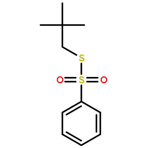 BENZENESULFONOTHIOIC ACID, S-(2,2-DIMETHYLPROPYL) ESTER