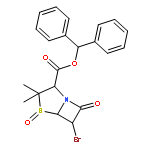 (2S,5R,6S)-Benzhydryl 6-bromo-3,3-dimethyl-7-oxo-4-thia-1-azabicyclo[3.2.0]heptane-2-carboxylate 4-oxide