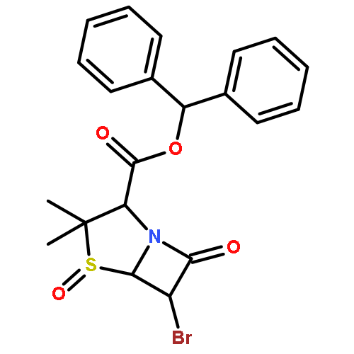 (2S,5R,6S)-Benzhydryl 6-bromo-3,3-dimethyl-7-oxo-4-thia-1-azabicyclo[3.2.0]heptane-2-carboxylate 4-oxide