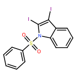 1H-Indole, 2,3-diiodo-1-(phenylsulfonyl)-