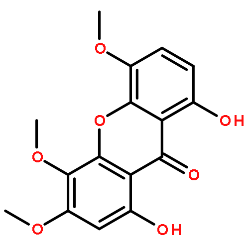 9H-Xanthen-9-one, 1,8-dihydroxy-3,4,5-trimethoxy-