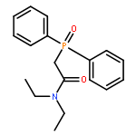 ACETAMIDE, 2-(DIPHENYLPHOSPHINYL)-N,N-DIETHYL-