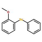 Benzene, 1-methoxy-2-(phenylseleno)-