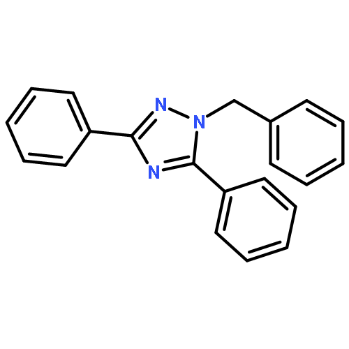 1H-1,2,4-TRIAZOLE, 3,5-DIPHENYL-1-(PHENYLMETHYL)-