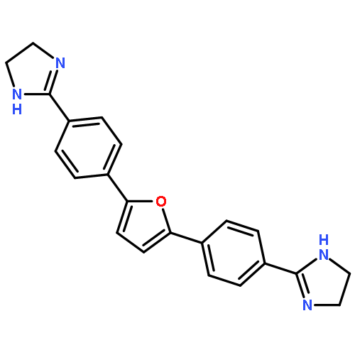 1H-IMIDAZOLE, 2,2'-(2,5-FURANDIYLDI-4,1-PHENYLENE)BIS[4,5-DIHYDRO-