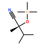 Butanenitrile, 2,3-dimethyl-2-[(trimethylsilyl)oxy]-, (2R)-