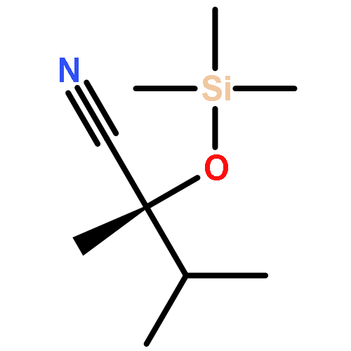 Butanenitrile, 2,3-dimethyl-2-[(trimethylsilyl)oxy]-, (2R)-