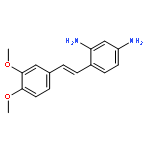 1,3-Benzenediamine, 4-[(1E)-2-(3,4-dimethoxyphenyl)ethenyl]-