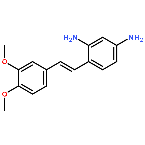 1,3-Benzenediamine, 4-[(1E)-2-(3,4-dimethoxyphenyl)ethenyl]-