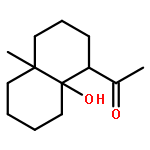 1-[(1R,4aS,8aS)-8a-Hydroxy-4a-methyldecahydro-1-naphthalenyl]etha none