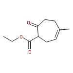 3-Cycloheptene-1-carboxylic acid, 4-methyl-7-oxo-, ethyl ester