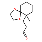 1,4-Dioxaspiro[4.5]decane-6-propanal,6-methyl-