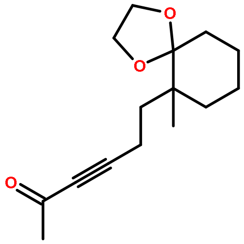 3-Hexyn-2-one, 6-(6-methyl-1,4-dioxaspiro[4.5]dec-6-yl)-