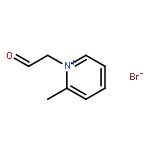 PYRIDINIUM, 2-METHYL-1-(2-OXOETHYL)-, BROMIDE